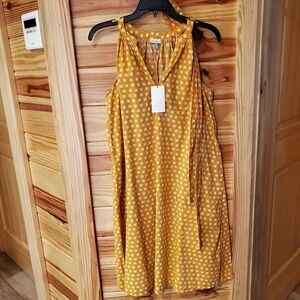 A New Day Sleeveless Square Pattern Midi Dress SZ XS